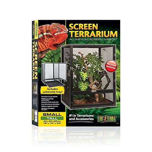 Exo Terra Screen Terrarium, Terrarium aus Aluminium Gaze, 45 x 45 x 60cm von Exo Terra