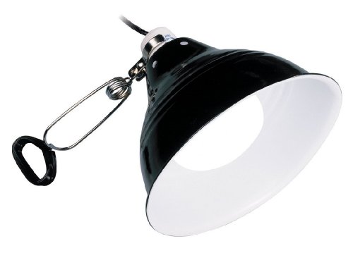 Exo Terra Glow Light, Porzellan-Klemmlampe und Leuchtreflektor, fuer Lampen bis 150W, Durchmesser 21cm von Exo Terra