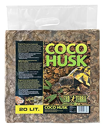 Exoterra Coco Husk Substrat für Reptilien und Amphibien, 20 l von Exo Terra