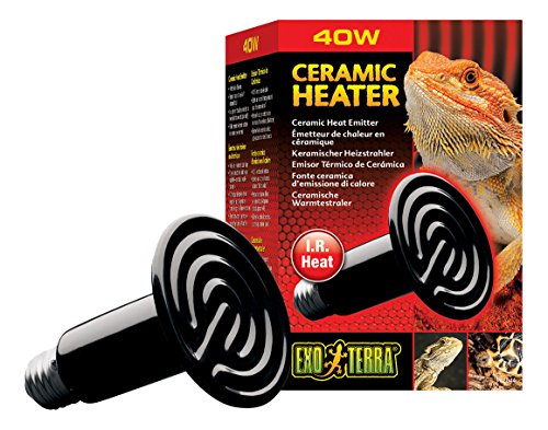 Exo Terra Ceramic Heater, keramischer Heizstrahler für Reptilien, 40W, Fassung E27 von Exo Terra