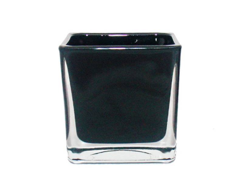 Exotenherz Übertopf Übertopf Glas-Würfel - verschiedene Farben 8x8x8cm von Exotenherz