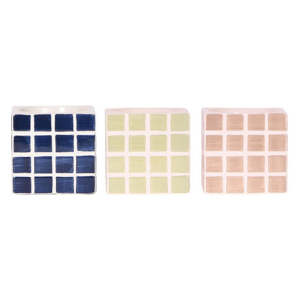 Exotenherz Übertopf Übertopf-Trio "Mosaik-Würfel" - Set mit 3 bunten Töpfen Exotenherz Übertopf Übertopf-Trio "Mosaik-Würfel" - Set mit 3 bunten Töpfen von Exotenherz