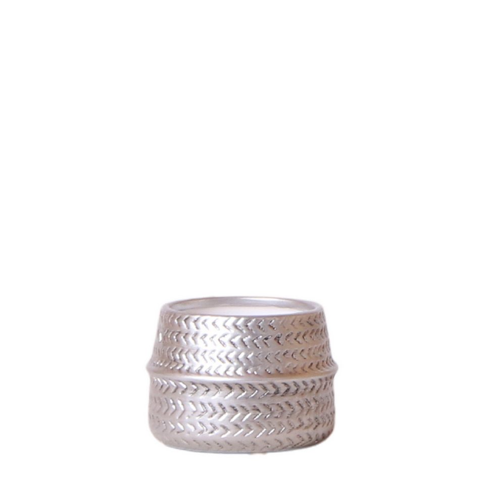 Exotenherz Zimmerpflanze Übertopf "Groove" - cool und groovy - Silber - passend für 6cm Töpfe Exotenherz Zimmerpflanze Übertopf "Groove" - cool und groovy - Silber - passend für 6cm Töpfe von Exotenherz