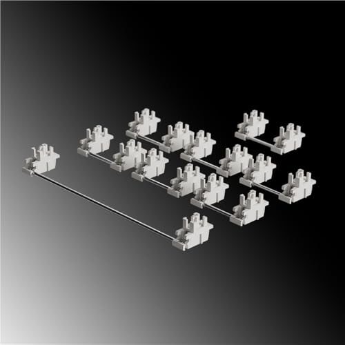 ExotiCore Designer Studio Adaptiver Platten-Montage Stabilisator für Mechanische Gaming Tastaturen(White,7U_Non-LUBED) von ExotiCore