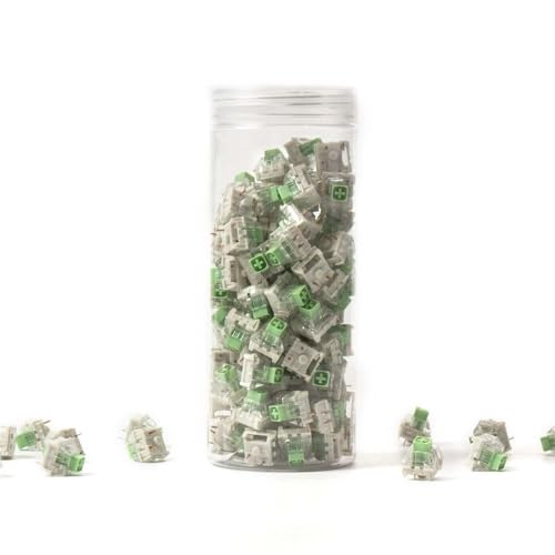 ExotiCore Kailh Box Jade Switch, 3Pin Dicker Clicky Schalter für Benutzerdefinierte Mechanische Tastaturen(90PCS) von ExotiCore