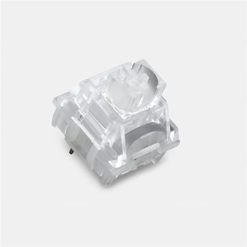 ExotiCore TTC Frozen Silent V2 Switch, Transparenter Vorgeschmierter Leiser Linearer Mechanischer RGB Tastatur Schalter(90PCS) von ExotiCore