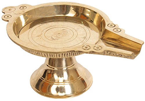 Exotic India Patra für Abhishek – Messing Statue von Exotic India