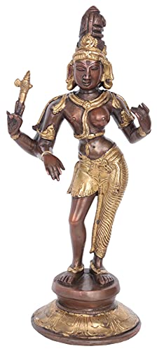 Exotic India ardhanarishvara (Shiva-Shakti) – Messing Statue von Exotic India