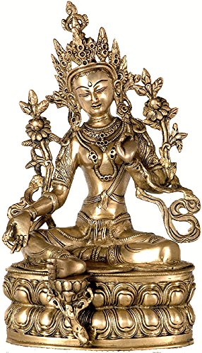 Exotic India re57 (tibetisch-buddhistischen Gottheit) Göttin grün Tara von Exotic India