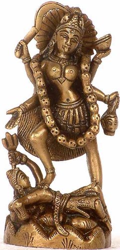 Exotic India Mutter Kali - Messingstatue von Exotic India