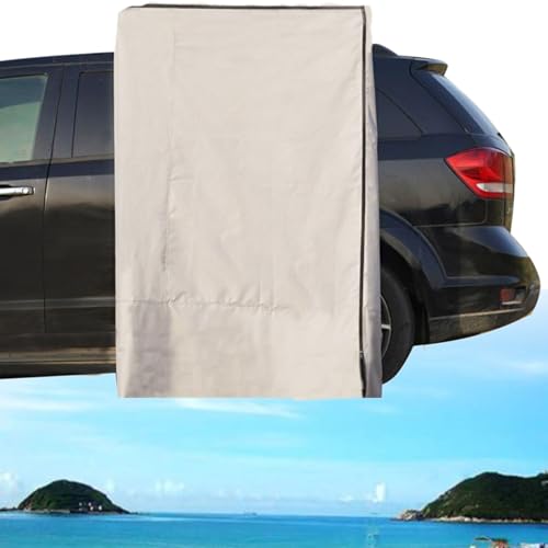 ExoticaBlend Auto-Duschzelt mit Dach, vollständiger Sichtschutz, wasserdichtes 210D-Markisenduschzelt, Außendusche für Geländewagen,100x100x200cm von ExoticaBlend
