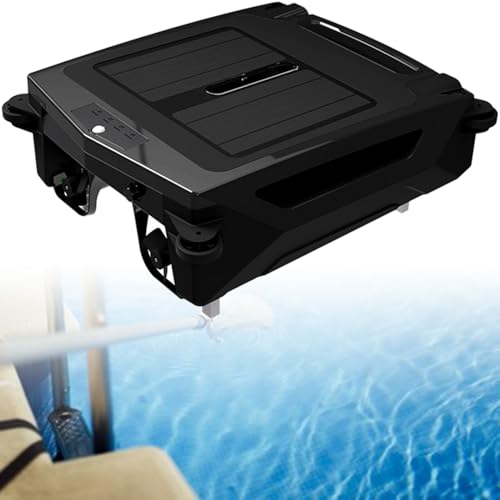 ExoticaBlend Automatischer Pool-Skimmer-Roboter, Pool-Skimmer-Roboter, Solar-Pool-Skimmerkorb, automatische Hindernisvermeidung, Doppelladefunktion von ExoticaBlend