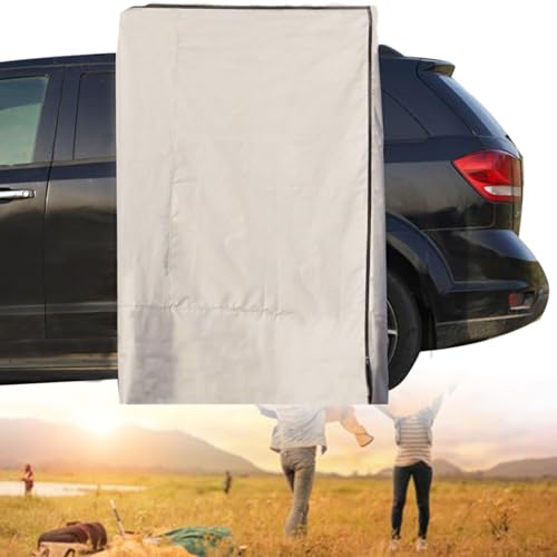 ExoticaBlend Duschzelt fürs Auto-Camping mit Dach, Duschzelt fürs SUV-Truck-Badezimmer, Sichtschutz fürs Camping, Seitendusche fürs Auto,100x100x200cm von ExoticaBlend