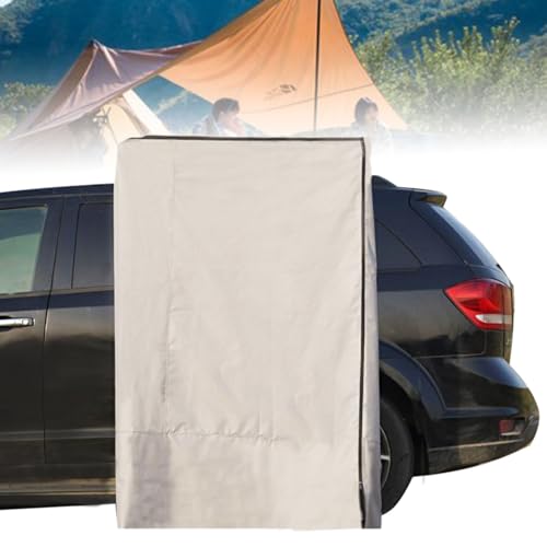 ExoticaBlend Duschzelt mit Dach, Seitendusche fürs Auto, LED-Licht, Sichtschutz fürs Camping, Badezimmer, wasserdichte Aufbewahrung,100x100x200cm von ExoticaBlend