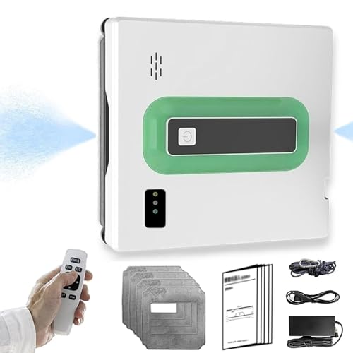 ExoticaBlend Fensterputzroboter Wasser Spray Fenster Reinigung Roboter Vakuum mit APP/Fernbedienung, für Fenster GlasFliesenMarmor Reinigung ExoticaBlend Fensterputzroboter Wasser Spray Fenster Reinigung Roboter Vakuum mit APP/Fernbedienung, für Fenster GlasFliesenMarmor Reinigung von ExoticaBlend