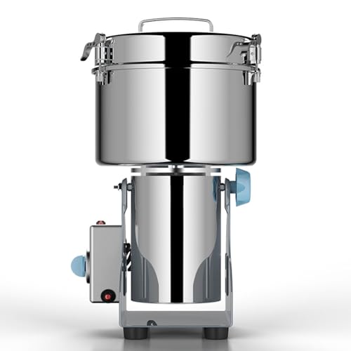 ExoticaBlend Getreidemühlen Elektrisch, Rostfreier Stahl Schnelle Superfine Mühle Kornmühlen Trocken Kräuter Getreide Grinder mit Überlastschutz für Kräuter Gewürze Nüsse Getreide Herb,3500g von ExoticaBlend