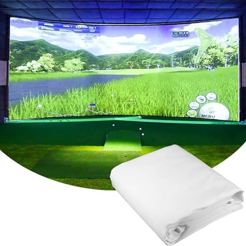 ExoticaBlend Golf Simulator Impact Screen Display Projektor Leinwand für Golftraining, Indoor Ultra Clear Golf Impact Screen,3m*2m von ExoticaBlend