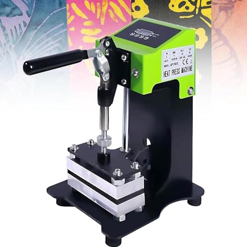 ExoticaBlend Kolophonium-Presse-Maschine – Effiziente manuelle Extraktion | Einstellbare Temperatur 0–250 °C | 600 W Hochdruck | Mini 6 x 12 cm von ExoticaBlend