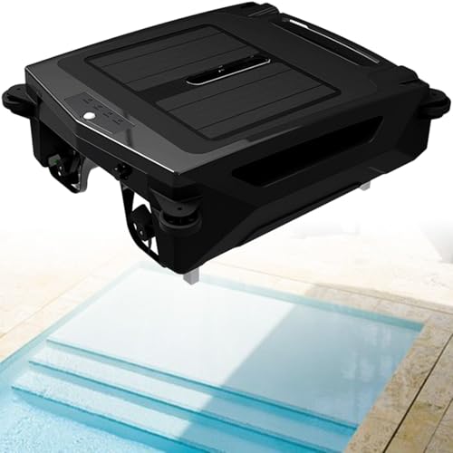 ExoticaBlend Solar-Pool-Skimmer-Roboter: Kabelloser Pool-Skimmer für Pools, automatischer Pool-Reinigungsroboter mit Solarbetrieb und Doppelladefunktion von ExoticaBlend