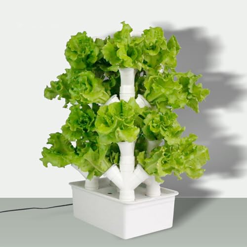 ExoticaBlend Tower Garden Hydrokultur-Anbausystem, Vertikaler Gartenpflanzer, Indoor-Garten-Set,4columns von ExoticaBlend