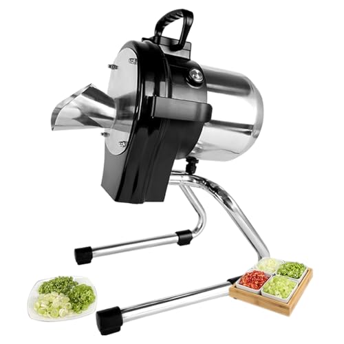 Professioneller Gemüseschneider, 1–5 mm Schnittstärke einstellbar, multifunktionaler Edelstahl-Gemüseschneider, für Paprika, gehackte Frühlingszwiebeln,110LK Professioneller Gemüseschneider, 1–5 mm Schnittstärke einstellbar, multifunktionaler Edelstahl-Gemüseschneider, für Paprika, gehackte Frühlingszwiebeln,110LK von ExoticaBlend