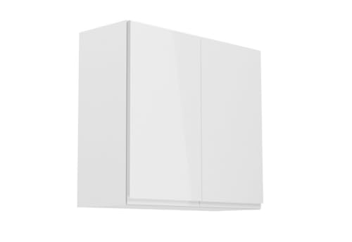 Expedo Zweitüriger Oberküchenschrank Yard G80, 80x72x32, weiß/weiß Glanz von Expedo