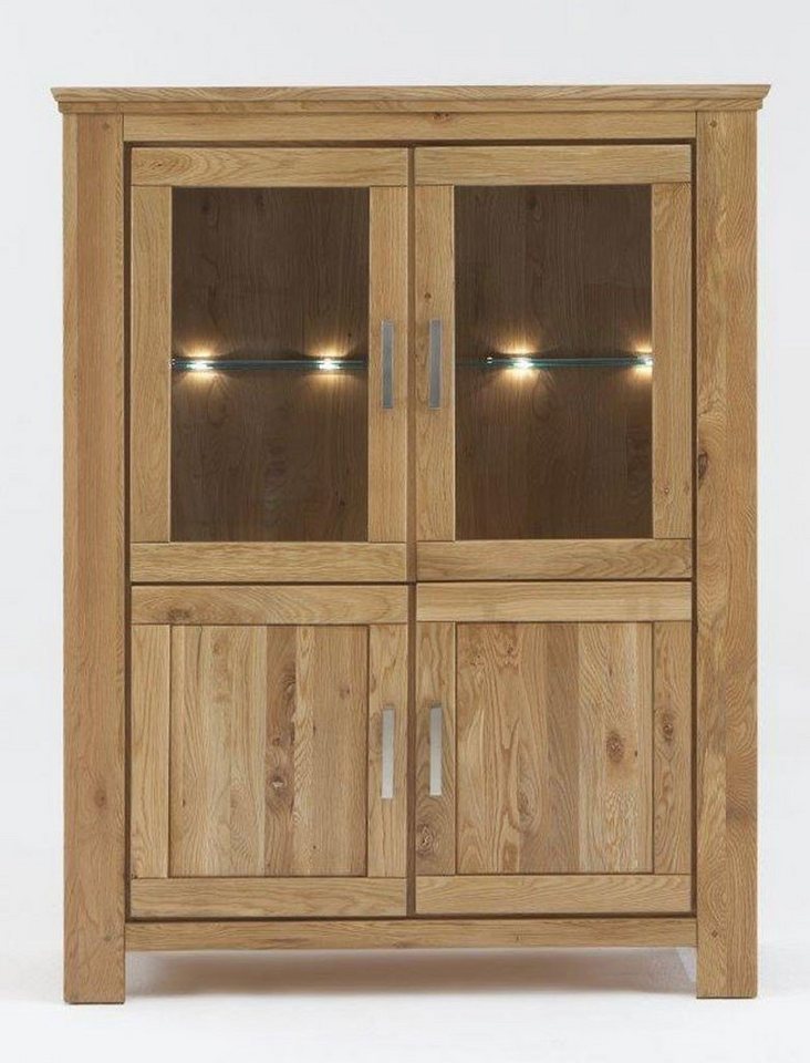 expendio Vitrine Viterbo Wildeiche 125x165x47 cm vormontiert mit Beleuchtung und Softclose expendio Vitrine Viterbo Wildeiche 125x165x47 cm vormontiert mit Beleuchtung und Softclose von Expendio