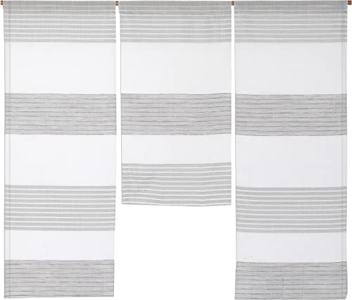 Experience by Omega 3er Set Miniflächen 4er Set Scheibengardine Küchengardine Tunnelzug Bistrogardine Größe 3 x 30 x 80/60/80 cm, Farbe 4014 09 - Weiß/Grau Experience by Omega 3er Set Miniflächen 4er Set Scheibengardine Küchengardine Tunnelzug Bistrogardine Größe 3 x 30 x 80/60/80 cm, Farbe 4014 09 - Weiß/Grau von Experience by Omega