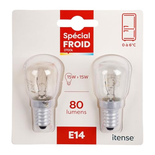 Expert Line - Halogenlampe - 2er Set Halogenlampen - Speziell für Kühlschrank - 15W/E14 - Lebensdauer 1000 Stunden - Energieklasse F - Höhe 58 mm - Durchmesser 26 mm Expert Line - Halogenlampe - 2er Set Halogenlampen - Speziell für Kühlschrank - 15W/E14 - Lebensdauer 1000 Stunden - Energieklasse F - Höhe 58 mm - Durchmesser 26 mm von Expert Line