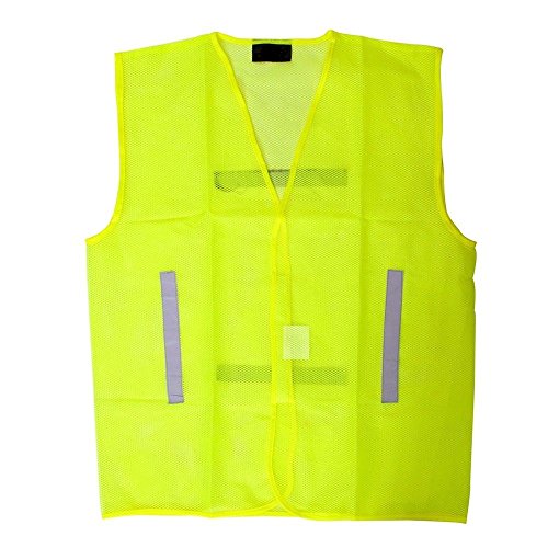 Warnweste für den Sommer, leicht, Gelb und Orange (Medium, Gelb) von Expert Workwear