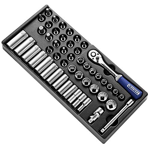 'Expert e031821 Becher-Modul und Zubehör 3/8 Metrisch – 50-teilig 'Expert e031821 Becher-Modul und Zubehör 3/8 Metrisch – 50-teilig von Expert