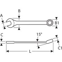 Ringmaulschlüssel Expert by Facom - E1132 von Expert