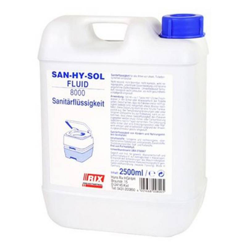 EXPLORER Solardusche Sanitärflüssigkeit 2,5L Konzentrat für Campingtoilette WC-Zusatz Abwas von EXPLORER