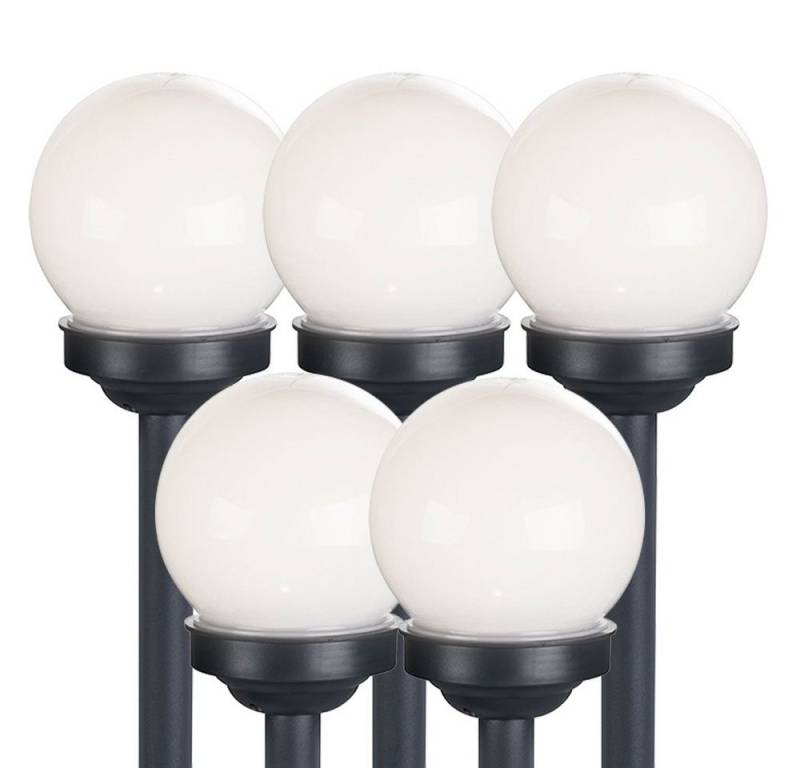 Expo Börse LED Solarleuchte, LED-Leuchtmittel fest verbaut, Warmweiß, Kugelleuchte Solar 10 cm Solarleuchte Kugel Garten LED Gartendeko Expo Börse LED Solarleuchte, LED-Leuchtmittel fest verbaut, Warmweiß, Kugelleuchte Solar 10 cm Solarleuchte Kugel Garten LED Gartendeko von Expo Börse