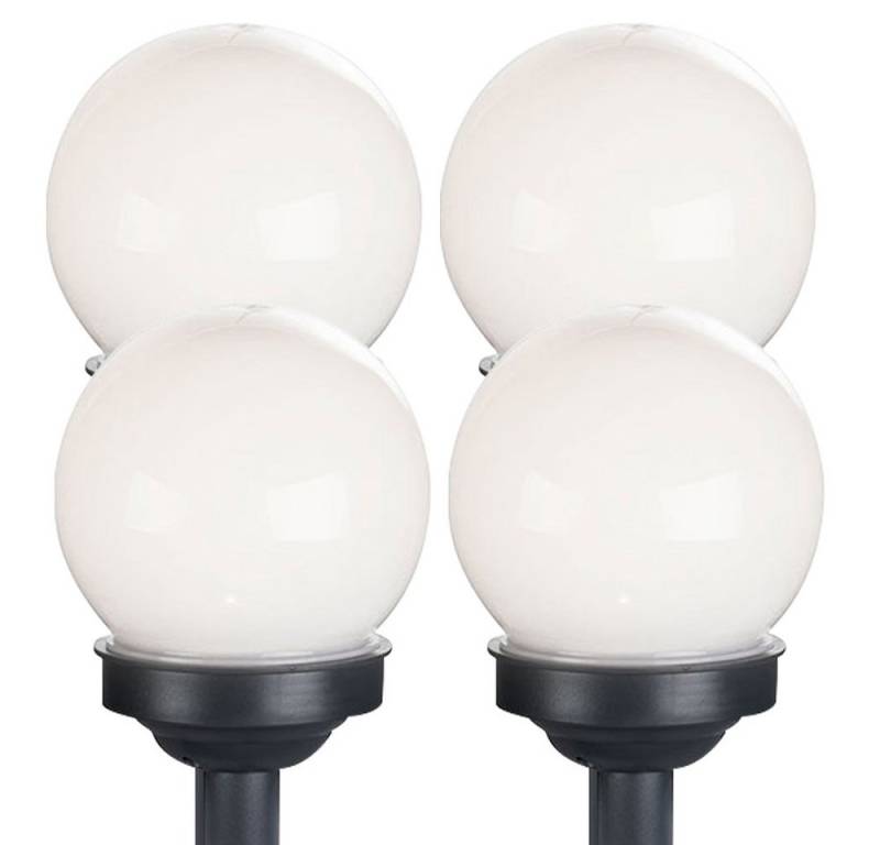 Expo Börse LED Solarleuchte, LED-Leuchtmittel fest verbaut, Warmweiß, Solarleuchte Kugel Garten Kugelleuchte Solar 10 cm LED Gartendeko 4x Expo Börse LED Solarleuchte, LED-Leuchtmittel fest verbaut, Warmweiß, Solarleuchte Kugel Garten Kugelleuchte Solar 10 cm LED Gartendeko 4x von Expo Börse