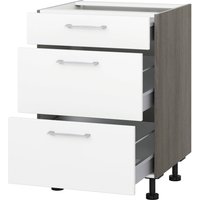 KOCHSTATION Auszugsunterschrank "KS-Trea U2AS50", mit drei Auszügen, Breite 50 cm, Höhe 75 cm von Kochstation