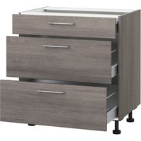 KOCHSTATION Auszugsunterschrank "KS-Trea U2AS80", mit drei Auszügen, Breite 80 cm, Höhe 75 cm von Kochstation