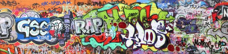 Express Küchen Küchenrückwand Graffiti, (1-tlg) von Express Küchen