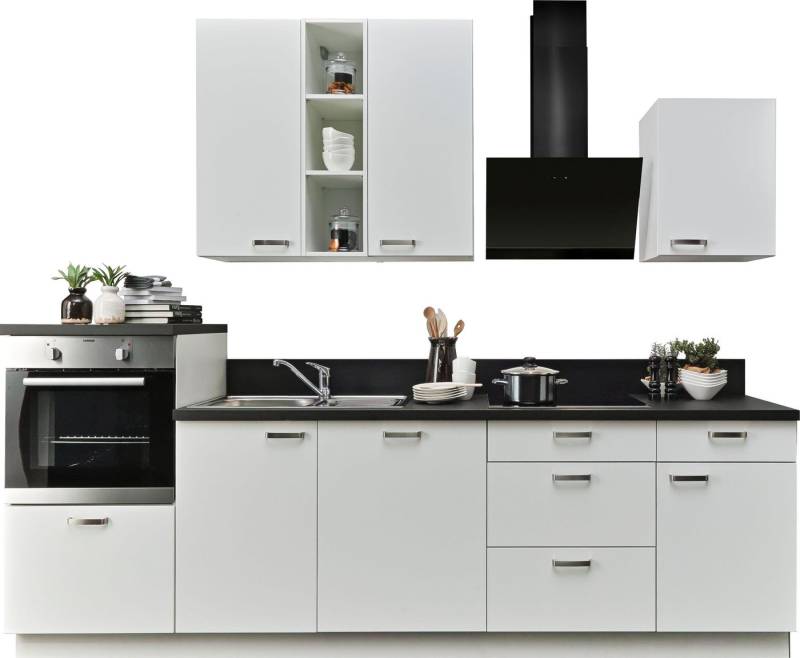 Express Küchen Küchenzeile Bari, Soft-Close-Funktion und Vollauszügen, vormontiert, Breite 280 cm von Express Küchen