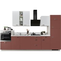KOCHSTATION Küchenzeile ""KS-Bari"", mit Soft-Close-Funktion und Vollauszügen, vormontiert, Breite 340 cm, mit E-Geräten von Kochstation
