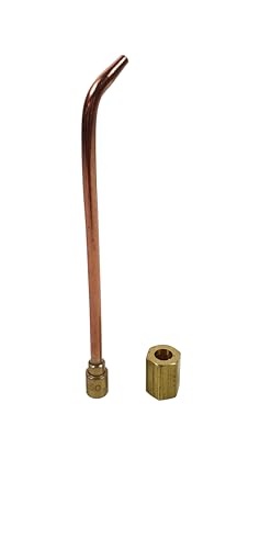 Lötkolben Set - Lötlampe mit Piezozündung - Dachrinnen Lötset - Schweißbrenner - Lötzubehör - Verformbare Lanze 315 L für Autogenschweißgeräte - EXPRESS von Express