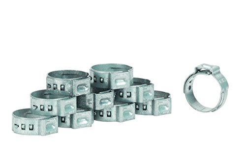 Express 963C Lötkolben Set-Lötlampe mit Piezozündung-Dachrinnen Lötset-Schweißbrenner-Lötzubehör-10er-Pack Rohrschellen mit einem Durchmesser von 6,3mm von Express