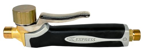 Lötkolben Set - Lötlampe - Dachrinnen Lötset - Schweißbrenner - Lötzubehör - Ergonomischer BI-Material-Handgriff - mit Daumendruckhahn und drehbarem Schlauchanschluss - Anschluss 3/8” links von Express