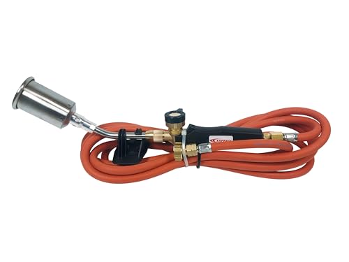 Lötkolben Set - Lötlampe - Dachrinnen Lötset - Schweißbrenner - Lötzubehör - Komplett-Set - bestehend aus einem Handgriff + 4,75 m Schlauch + 1 Lanze + Direktanschluss - EXPRESS von Express