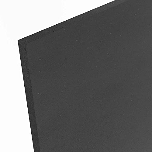 16mm MDF schwarz durchgefärbt Platte 50x25 cm von ExpressZuschnitt.de