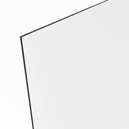 ExpressZuschnitt.de A-LITE® Ultra weiß matt Aluminium Verbundplatte, 100 x 100 cm, 2 mm von ExpressZuschnitt.de