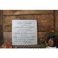 16x16 Unsere Familie Ist Ein Kreis Der Stärke Und Liebe ..grow & Jede Freude Geteilt ...gemeinsam Macht Den Stärker Laser Graviert 16x16 Unsere Familie Ist Ein Kreis Der Stärke Und Liebe ..grow & Jede Freude Geteilt ...gemeinsam Macht Den Stärker Laser Graviert von ExpressionsNmore