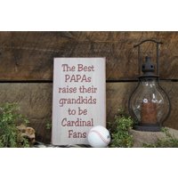 The Best Parents Raise Their Kids To Be Cardinal Fans Rustic Style Sign Cards Fan Tolles Geschenk Wir Können Zu Papa, Mama, Oma Etc von ExpressionsNmore