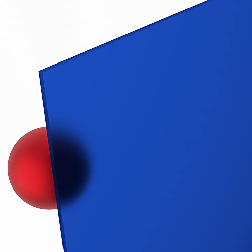 3mm Acrylglas satiniert blau PERSPEX® Frost 25x25 cm von Expresszuschnitt