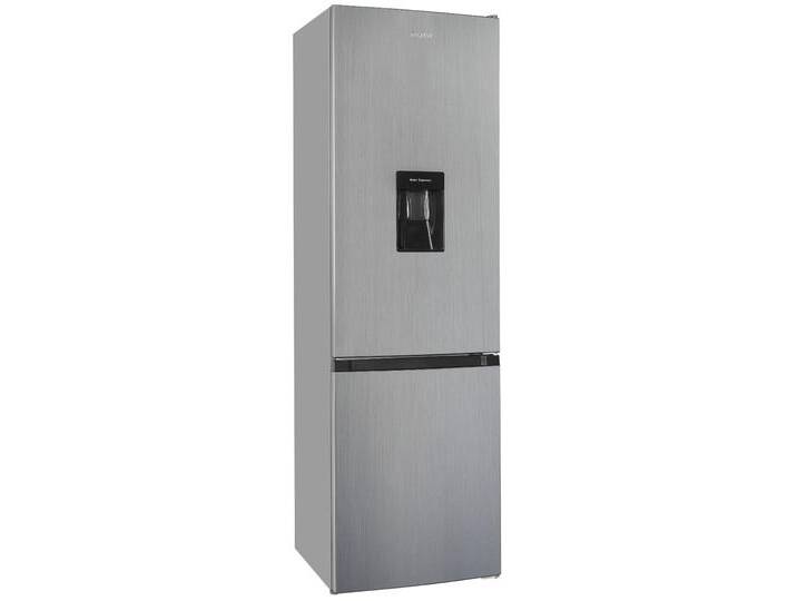EXQUISIT Kühl-/Gefrierkombination KGC265-70-WS-040D weiss , D (A-G), silber (edelstahl optik), Rechtsanschlag, Kühlschränke, 260 Liter Nutzinhalt, Wasserspender, 4 Sterne Gefrieren von Exquisit